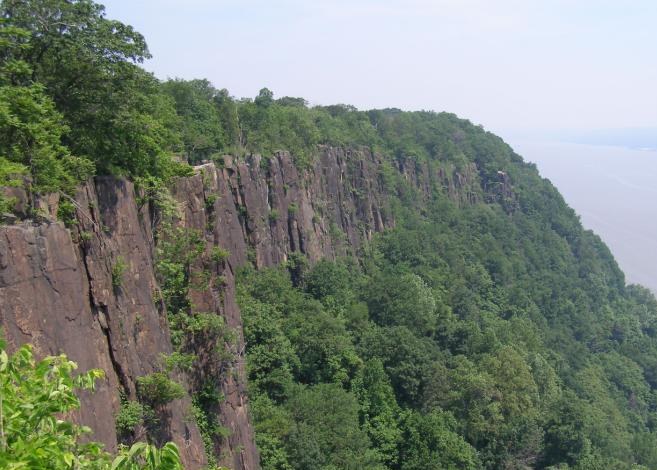 The Palisades along the Hudson